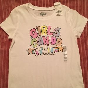 Girls Can Do It All t shirt by Oshkosh